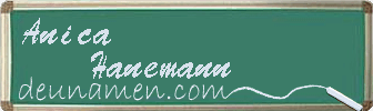Anica Hanemann Visitenkarte